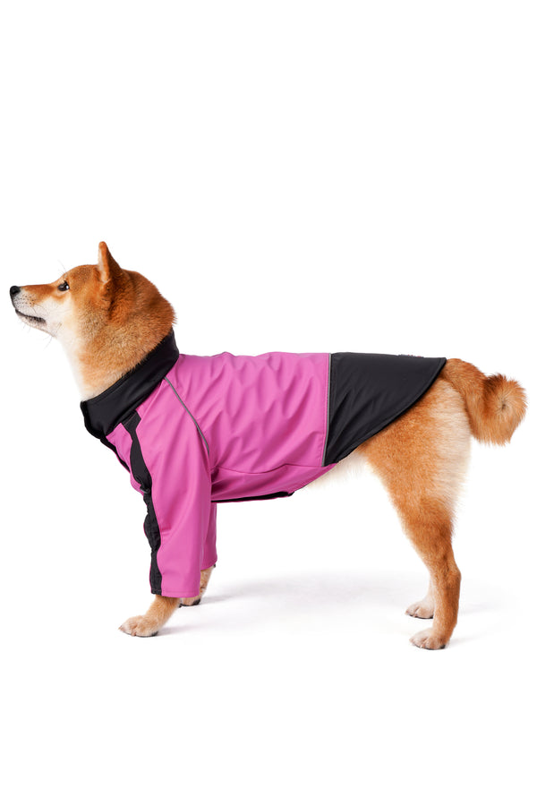 Pink Waterproof Dog Coat