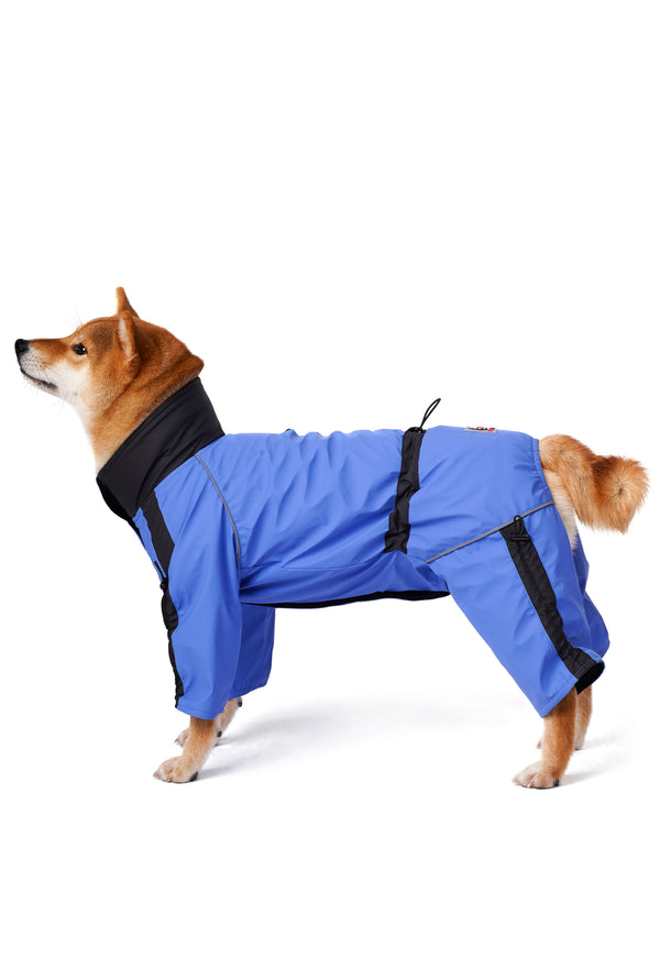 Sky Blue Waterproof Female Dog Jumpsuit