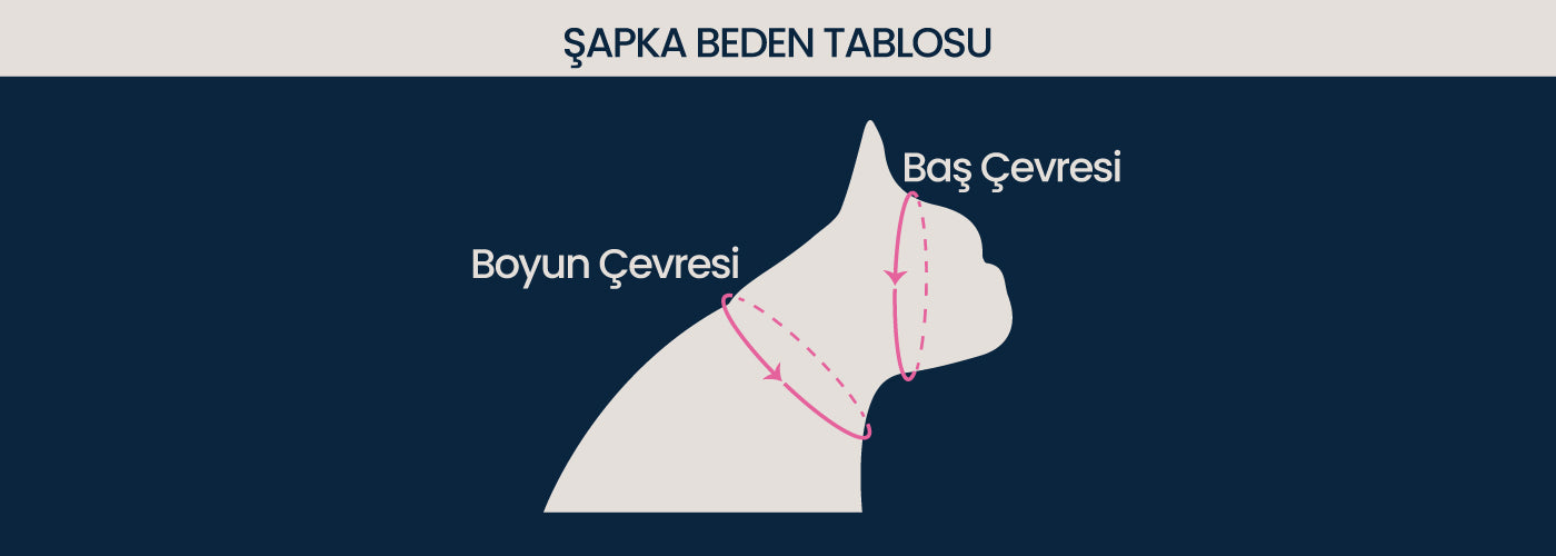 Köpek Şapkaları Ölçüm