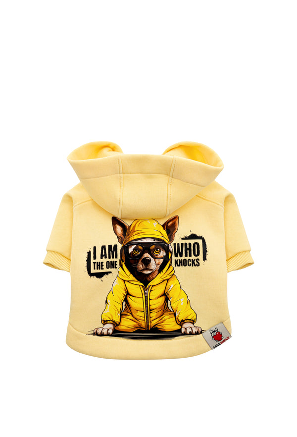 Açık Sarı Köpek Hoodie “Breaking Bad”