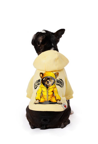 Açık Sarı Köpek Hoodie “Breaking Bad”