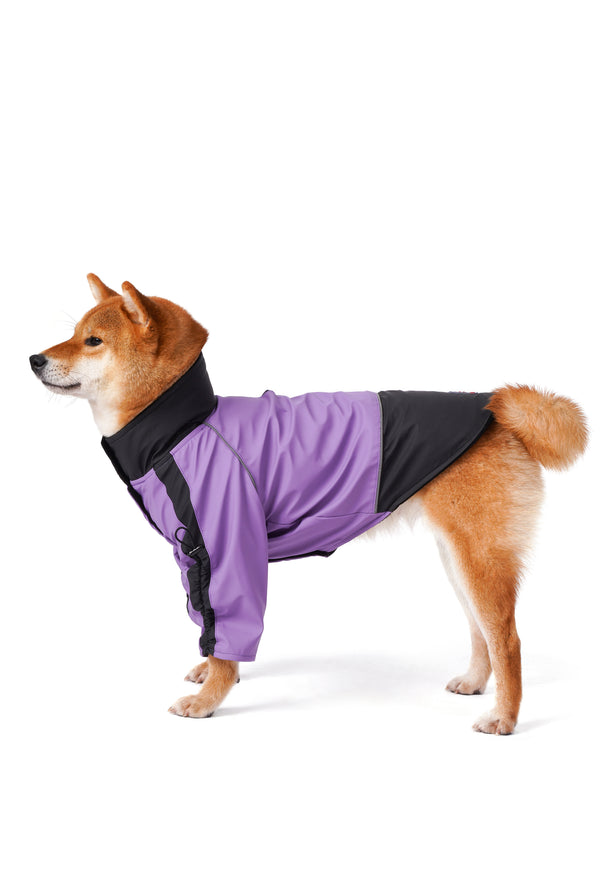 Pastel Purple Waterproof Dog Coat