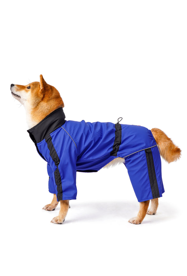 Parliament Blue Waterproof Dog Suit