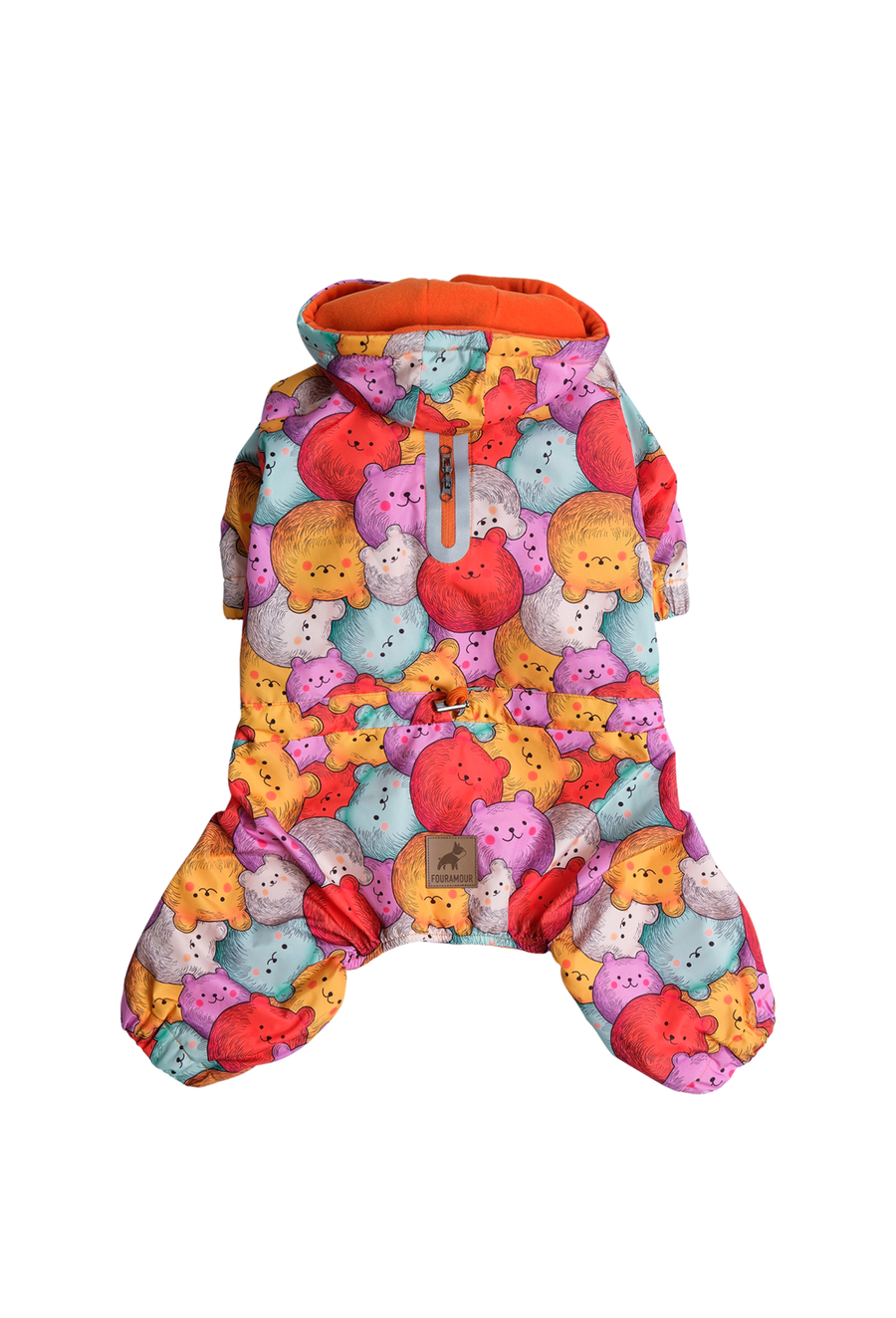 İçi Polarlı Su Geçirmez Köpek Tulumu “Bubble Bears”