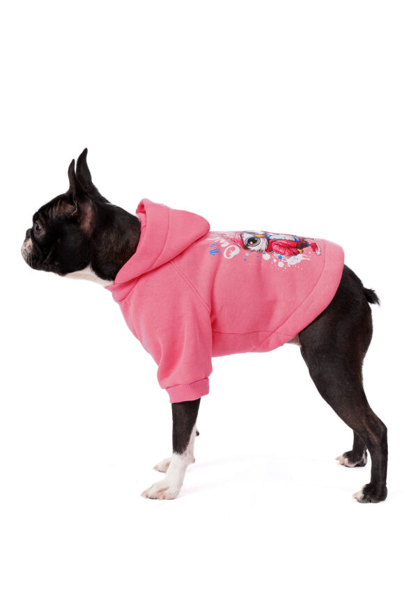 Comfy Pembe Köpek Hoodie "Owl"  - Görsel 7
