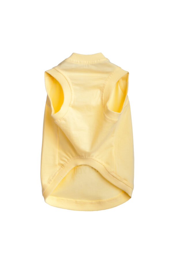 Pamuklu Sarı Köpek T-shirt “Stuck On You” - Görsel 6
